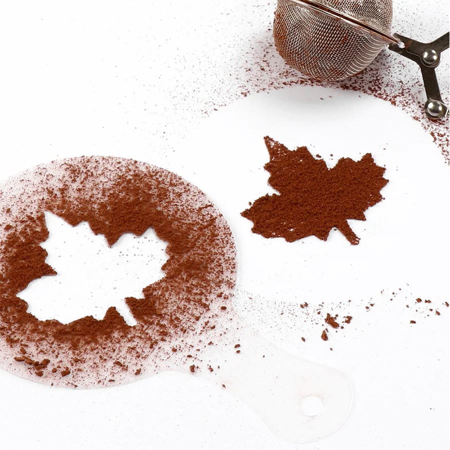 16 Piezas de Plantillas para A - Coffee Stencil Art reseña y precio
