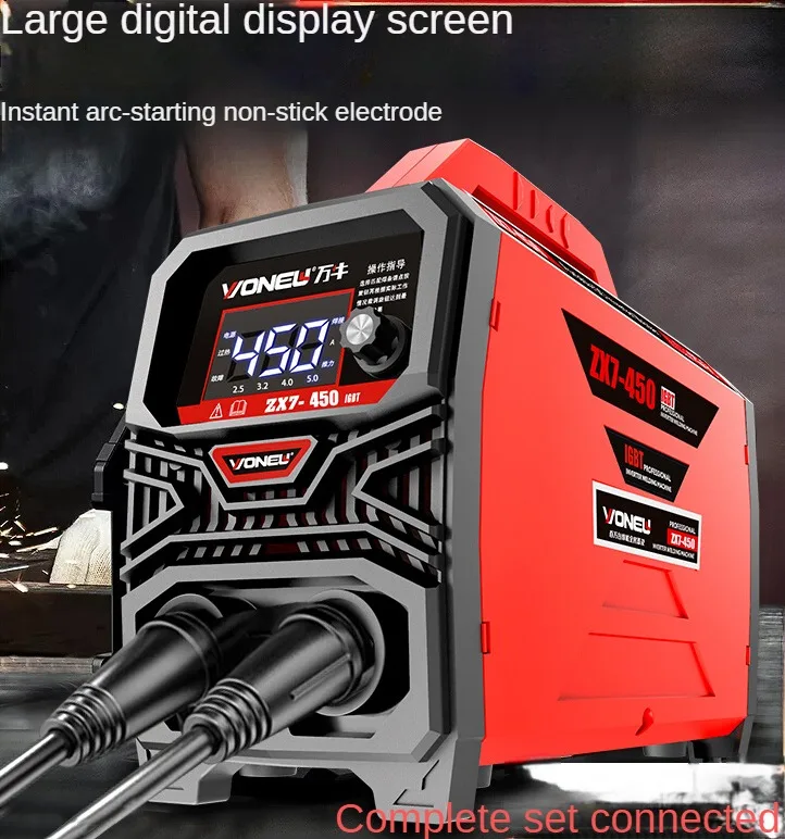 Professional Grade Arc Welder with Copper Core for 220V/380V Voltage Input - Portable and Compact