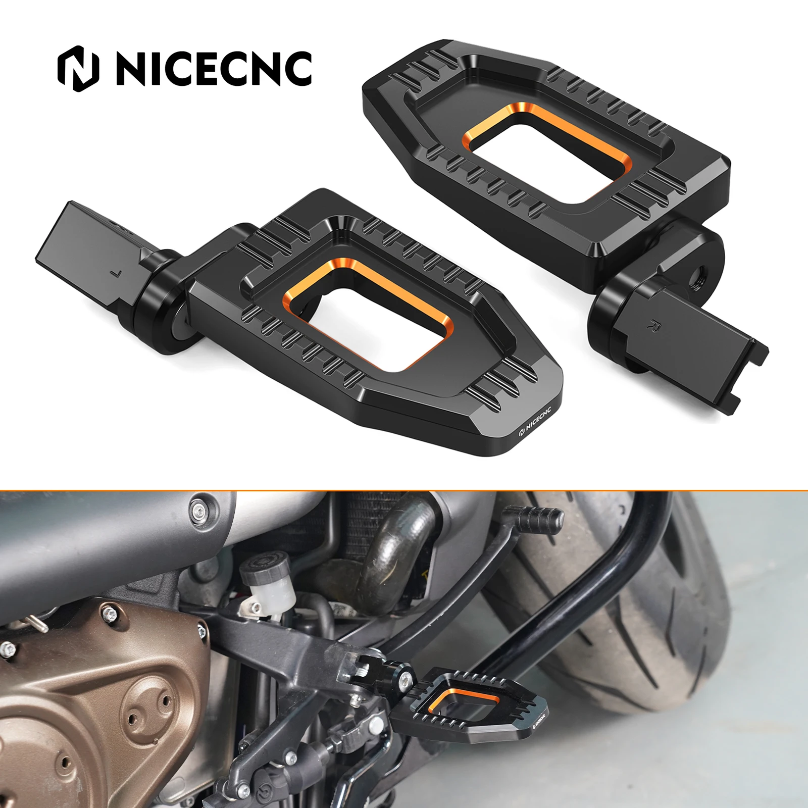 

1 пара регулируемых подножек для Harley Street Bob FXBB FXBBS Softail Standard FXST 107 Low Rider S ST FXLR Sportster S