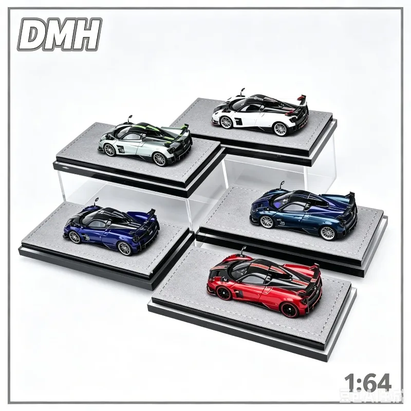 

DMH 1:64 Pagani Huayra Roadster, die cast resin car model, male gift, adult collectible ornament, holiday gift.