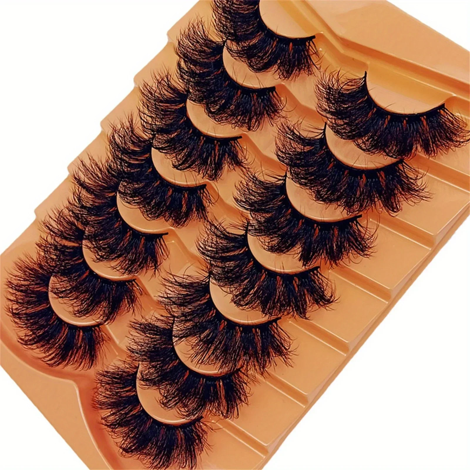 21Pairs 3-Pack 3D fluffy false eyelashes for dramatic false eyelashes Messy False Eyelashes Fluffy Thick Lashes