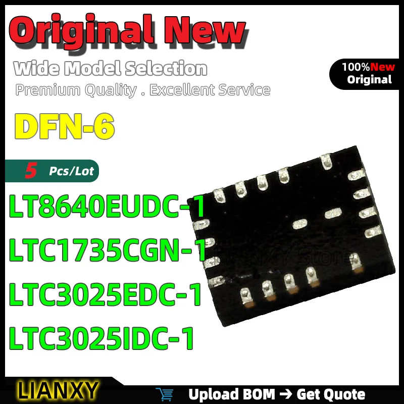 5Pcs DFN-6 LT8640EU…