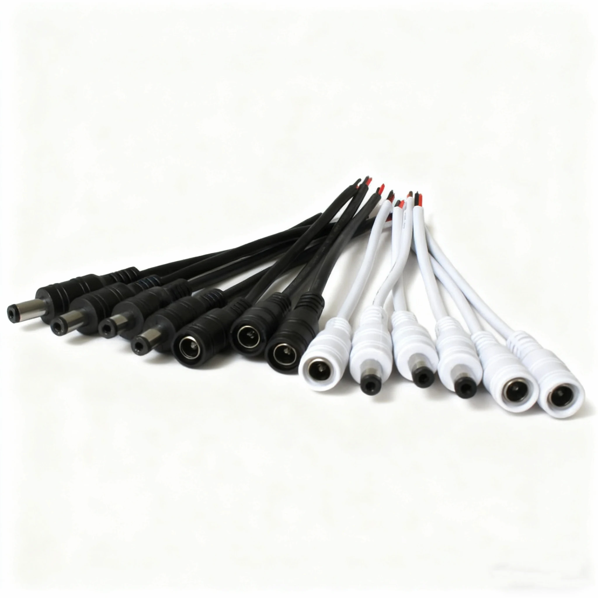 22AWG Stecker/Buchse Stromkabel Jack DC Stecker 5,5x2,1mm 15cm 5-12V Netzteil Draht für CCTV Kamera LED Streifen Licht
