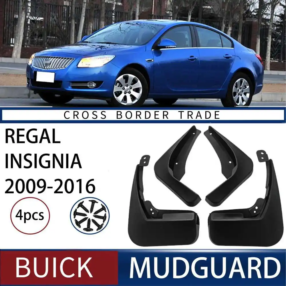 

For BUICK Regal 2009-2016 Insignia ABS Car Mud Flaps Splash Guard Mudguards MudFlaps Front Rear Fender Auto Accessories