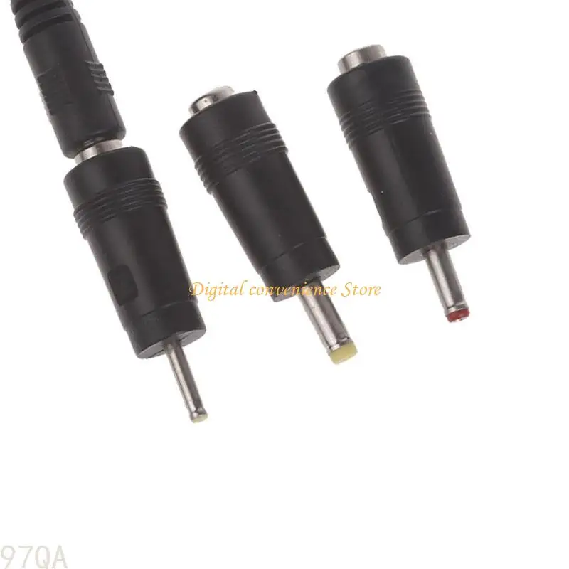 97qa Универсальный тип C USB до 2 5 мм/3 мм/4 0 мм/5 мм адаптер заряда мощности для вентилятора с светодиодом и В 9 Фото №5