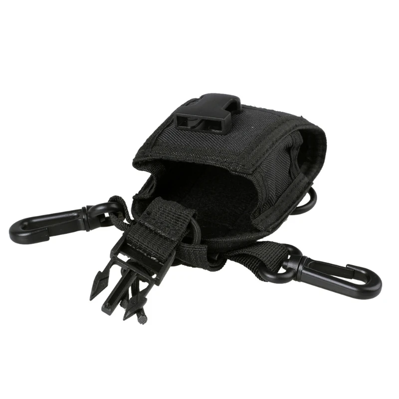 Interphone Storage Two Way Radio Holder Holsters Nylon Belt Case Bag with Adjustable Shoulder Strap