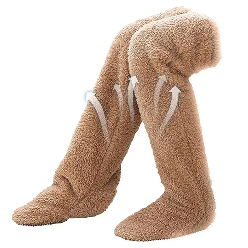 Warm Fuzzy Socks Thick Soft Slipper Socks Cozy Winter Adult Socks Fuzzy Slipper Socks For Winter Birthday Halloween Christmas