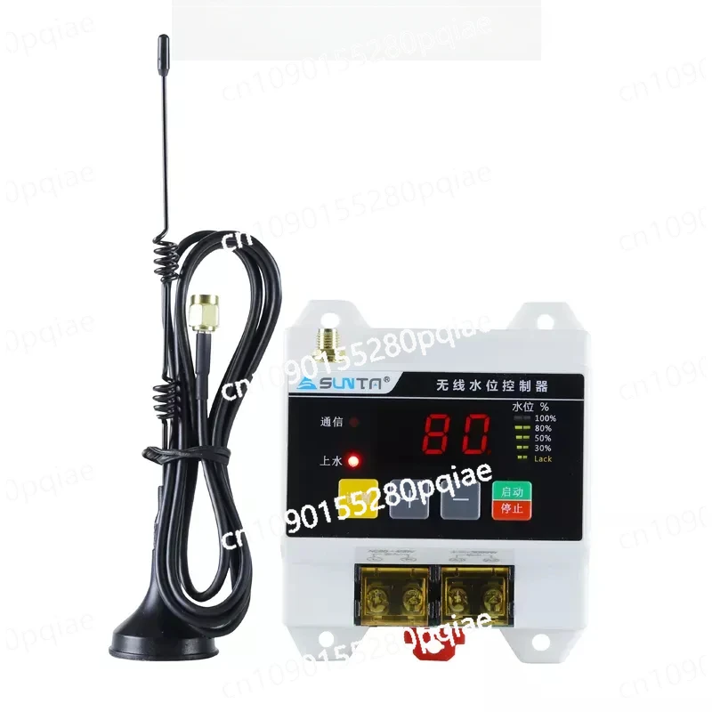 Wireless Remote Level Controller Pump Water Tank Tower 220V Liquid Level Remote Control Float Sensor Switch