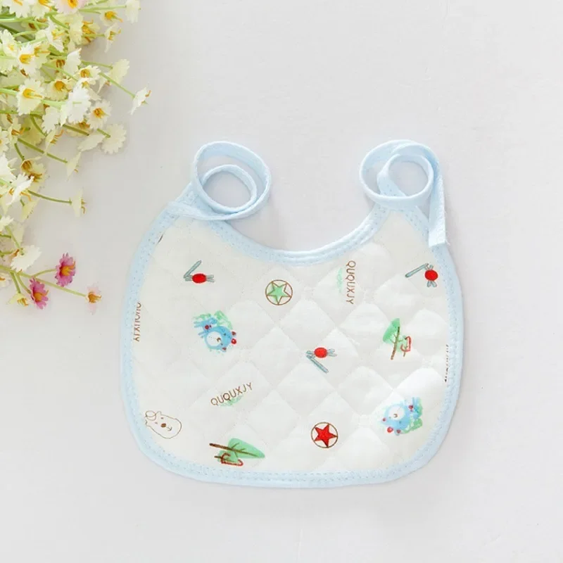 New Pattern Pure Cotton Printed Baby Independent Packaging Saliva Towel Leak-proof Anti-fouling Bib Bib Baby Feeding Towel