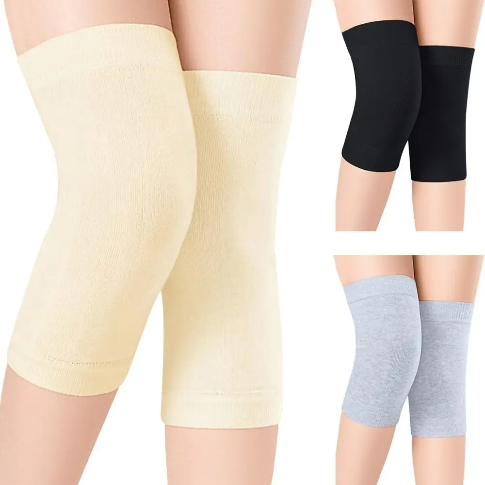Joelheiras esportivas de algodão quente leve elástico almofadas de suporte compressão ultra fina joelheira de compressão das mulheres dos homens