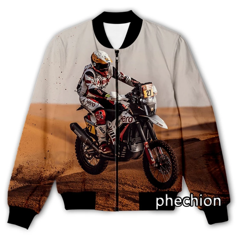 

phechion New Men/Women Motorcycle Motocross 3D Printed Casual Jacket Fashion Streetwear Men Loose Sporting Jacket & Coat Q134