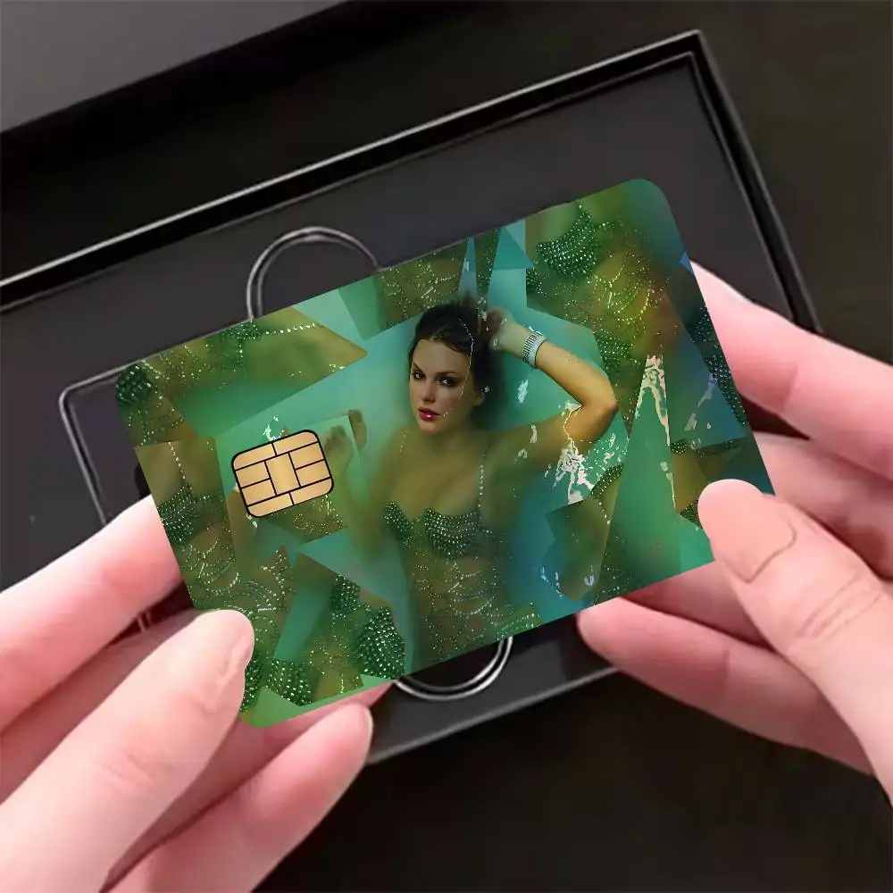 T-Taylor-SwiftS singer Trendy Laser Glitter Bank Card Stickers All Match Multi Purpose Use - view 6