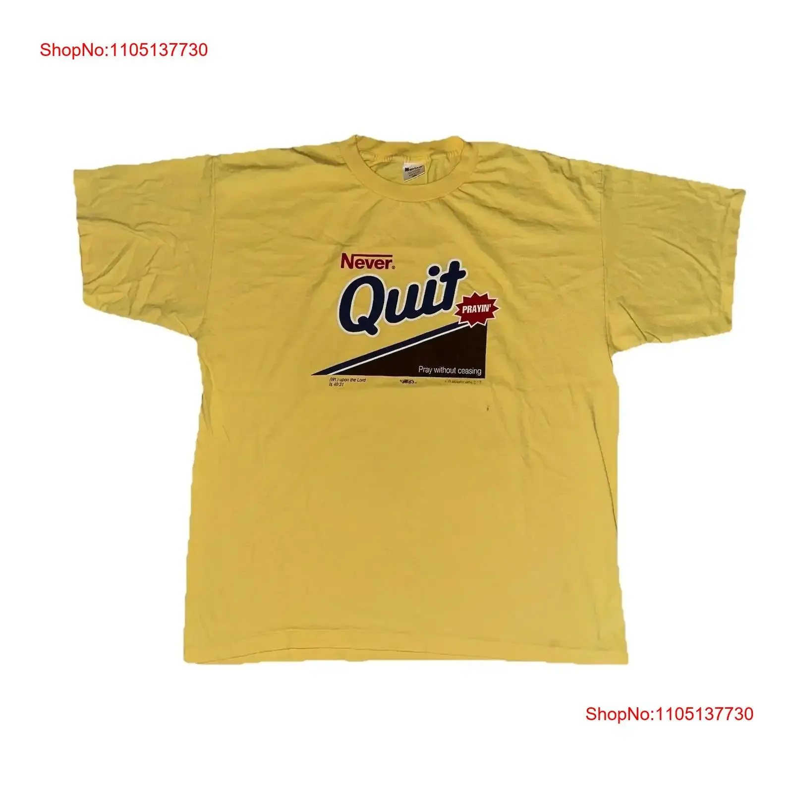 Vintage nunca dejar de orar Nesquik parodia camiseta vintage lavado suave homme moda elegante ligeramente gráfico streetwear Unisex