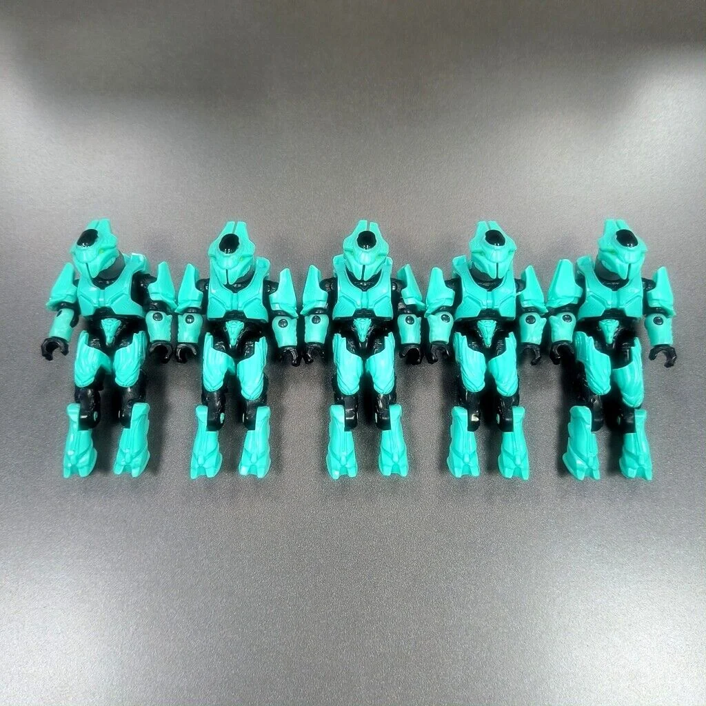 

5Pcs Mega Construx Infinite Myster Packs Series Banished Elite Ultra (Cyan)