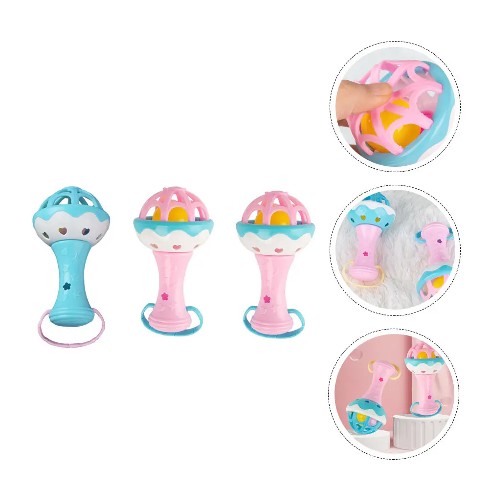 3-delig speelgoed voor peuters Muziekinstrumenten Kids Baby Shaker The Bell