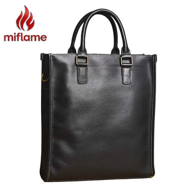 

Мужская роскошная кожаная сумка-портфель для бизнеса и поездок, вместительная, из натуральной воловьей кожи, для ноутбука и документов