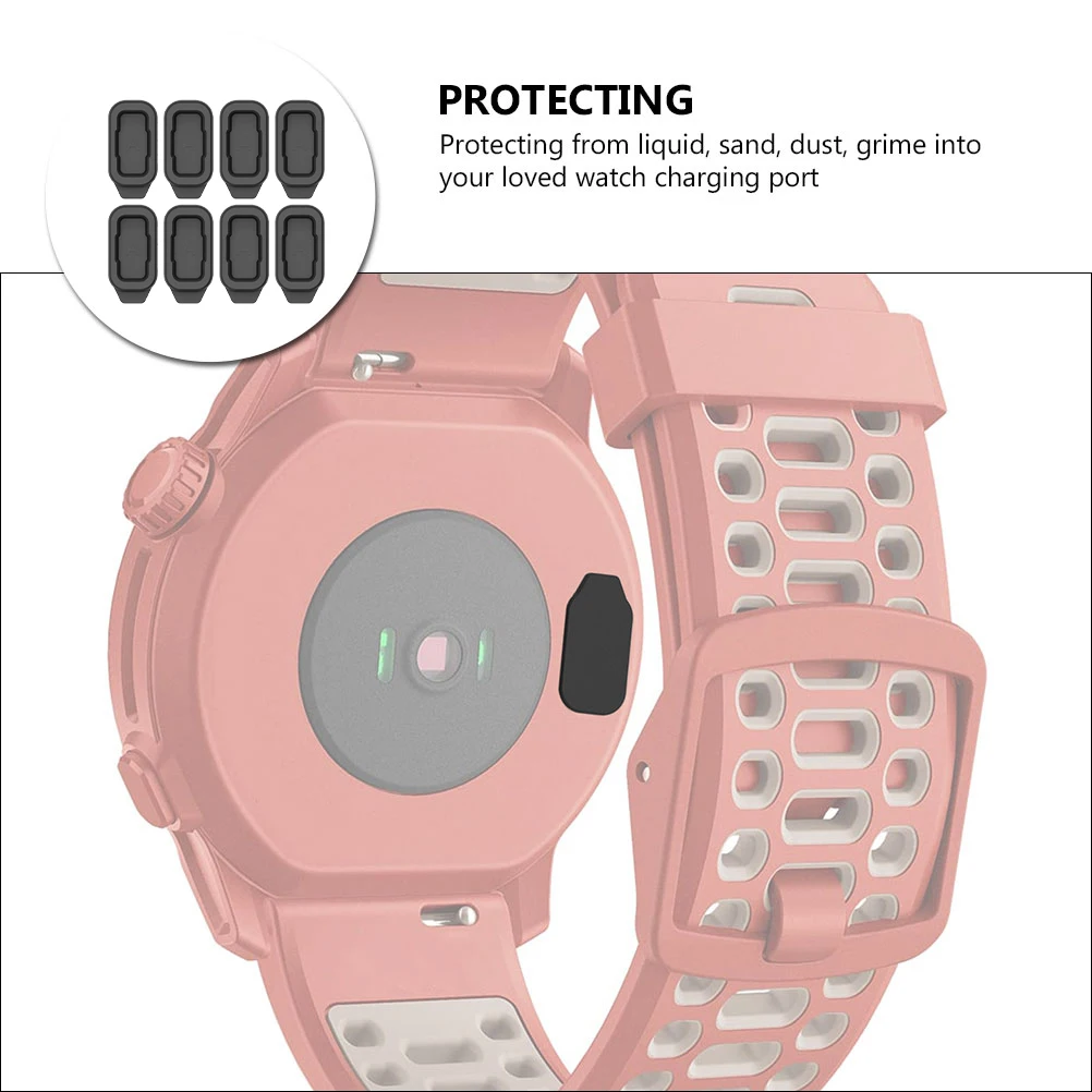 

8 Pcs Dust-proof Plug for The Charging Port Watch Smartwatch Accessories Portable