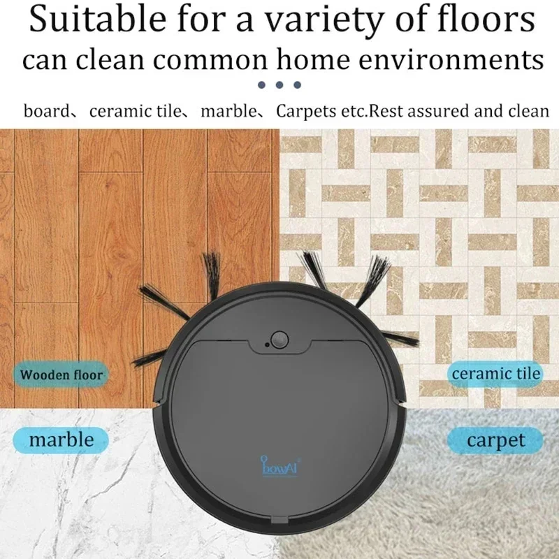 Robot Vacuum Cleaner Smart Remote Control APP Wireless Cleaning Machine Sweeping Floor Mop Dry and Wet for Home Vacuum Cleaner