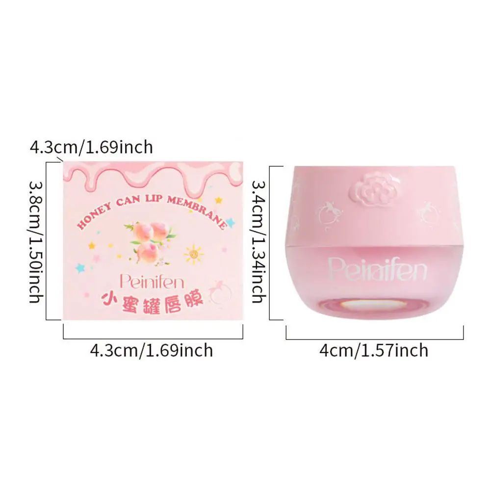 قناع الشفاه للنوم، صيانة النوم الليلي، ملمع الشفاه المرطب، كريم التبييض المغذي للعناية بالشفاه، عسل الفراولة #6