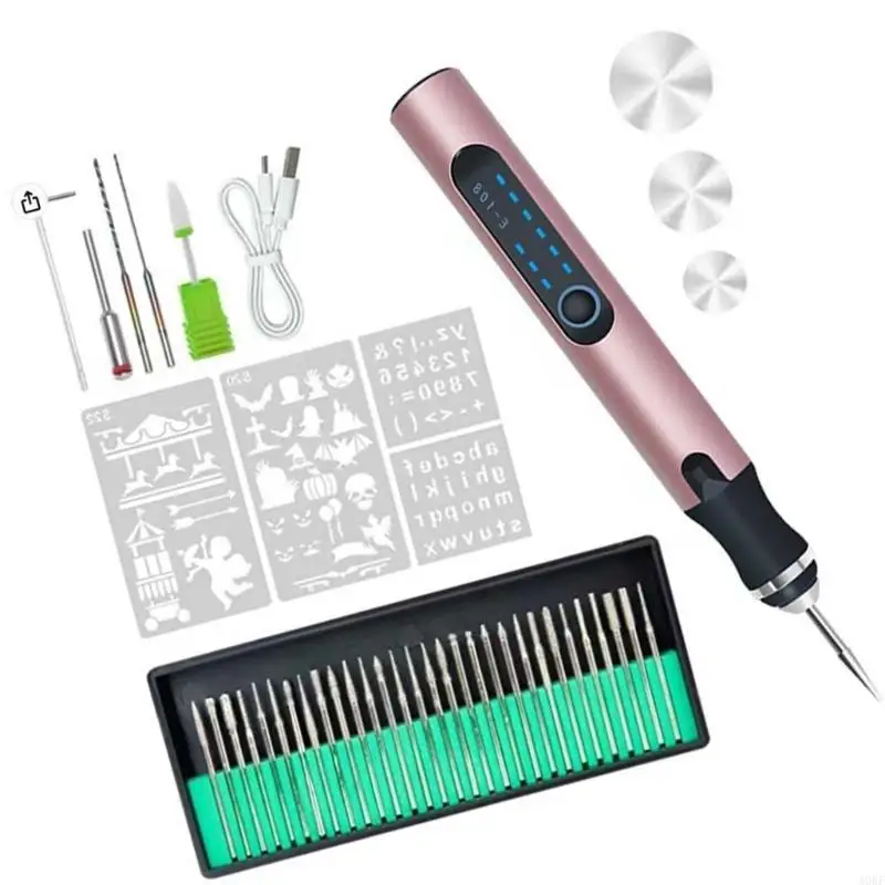 

Electric Carving Pen Adjustable Speed Rotary Engraver for Grinding Polishing A0KF