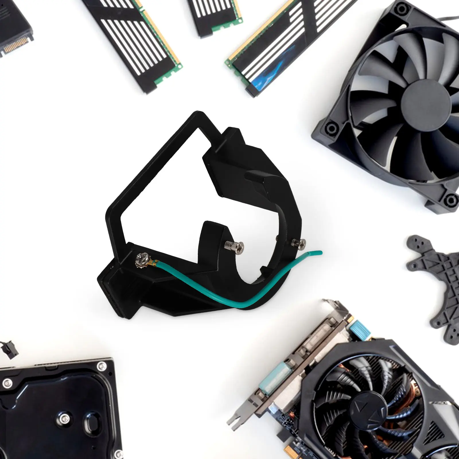 

Ceiling Fan Mounting Bracket Kit Iron Material Easy Setup Precision Design Fits Cathedral High Ceiling Fans Fan Support