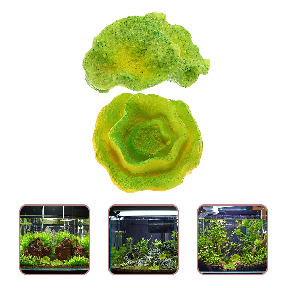

4pcs Set Artificial Coral Reef Aquarium Decor Fish Tank Decoration Supplies For Freshwater Resin Coral Ornament