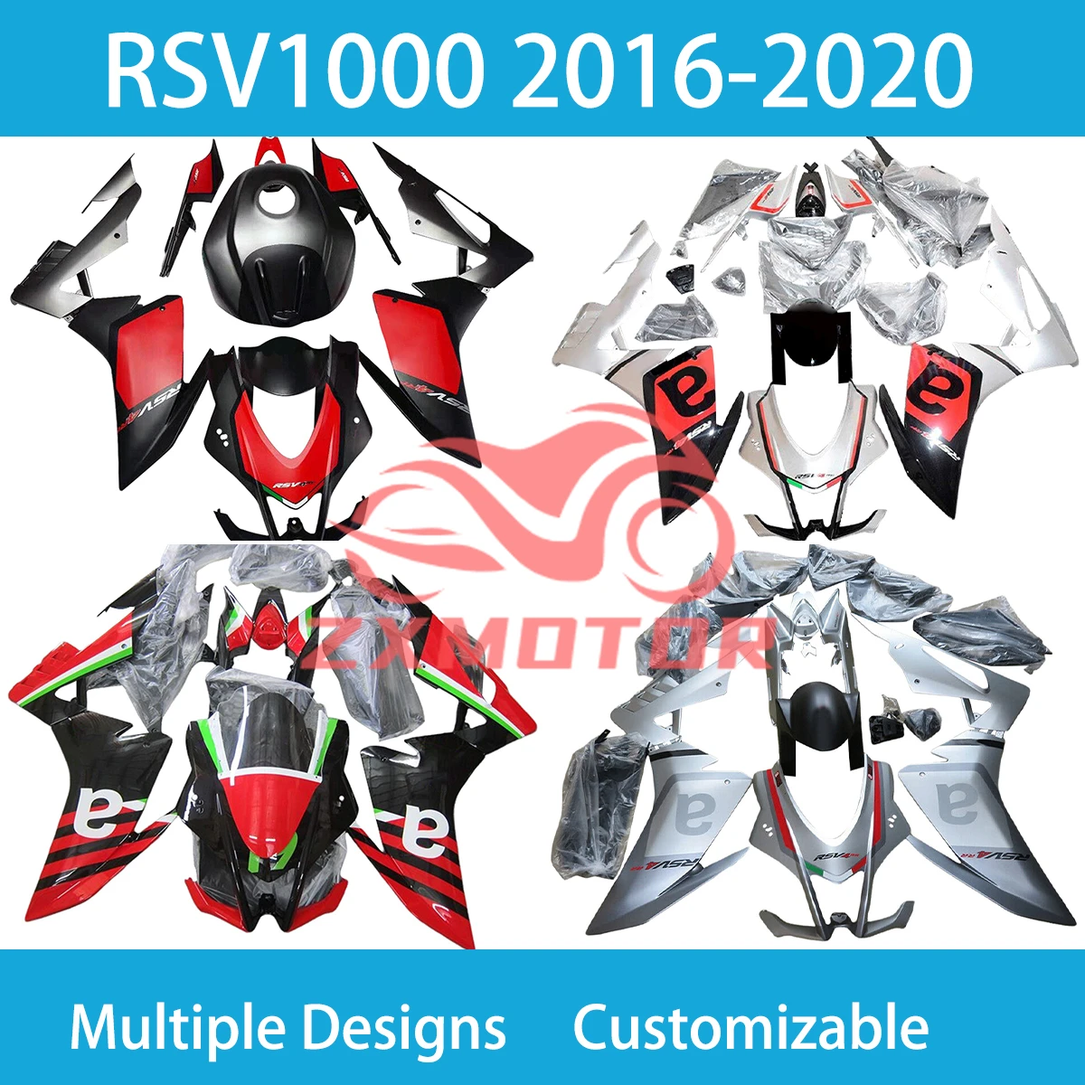 Trail Bike Fairing Kit RS1000 2016 2017 2018 2019 2020 Motorcycle Accessories Fairings for Aprilia RSV1000 RSV4 1000 16-20