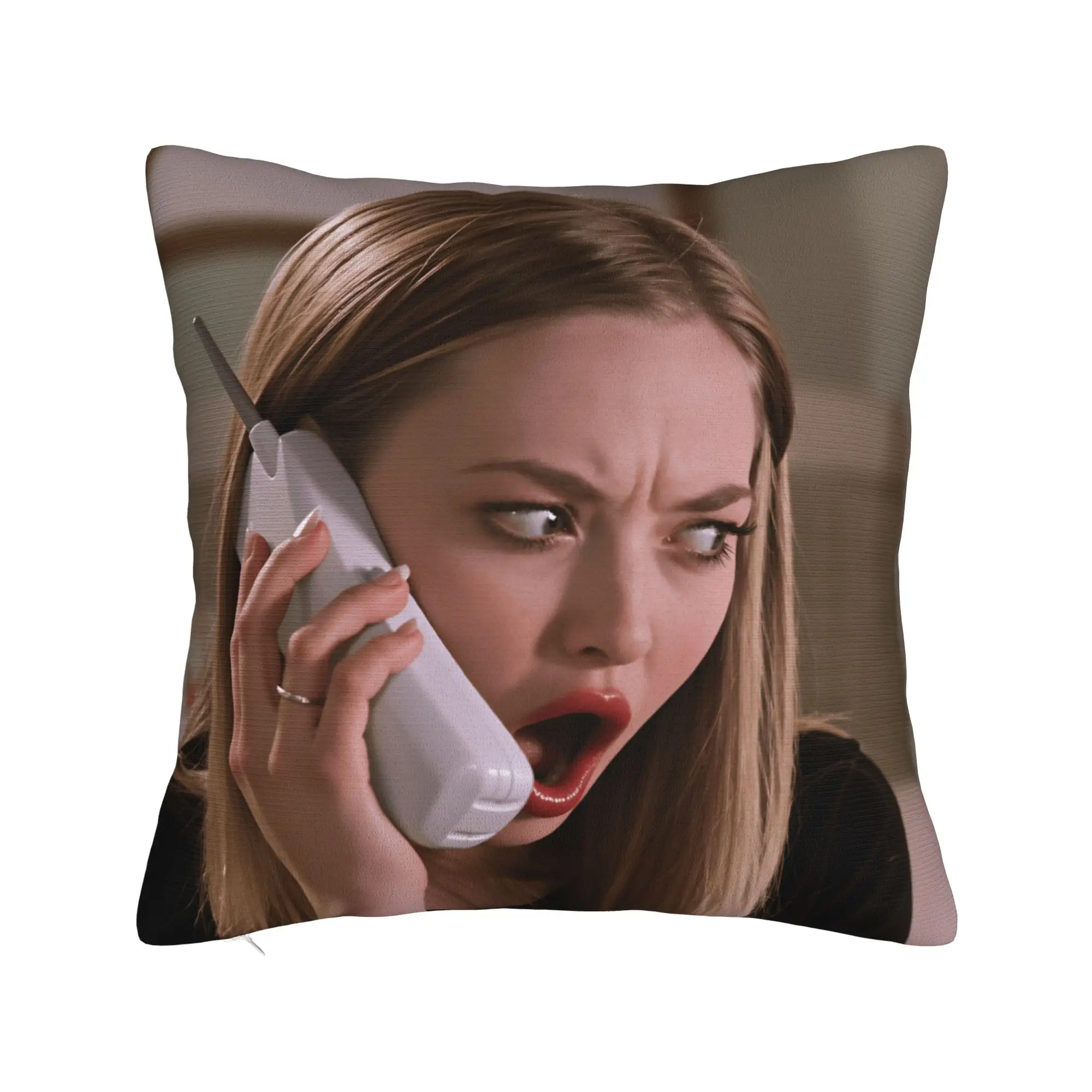 M-Mean Girls B-Burn Book Pillowcases  Kawaii Pillow Case For Couch Sofa Bedroom Comfy Pillow Cover