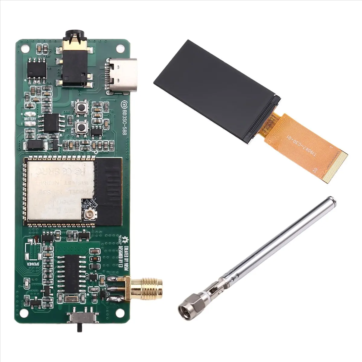 “QUALITY EXCELLE“BD3CS-588 SI4732 Full-Band Radio Motherboard Kit - WiFi+BT5.0 1.9inch Color Display Supports AM/FM/SW/RDS