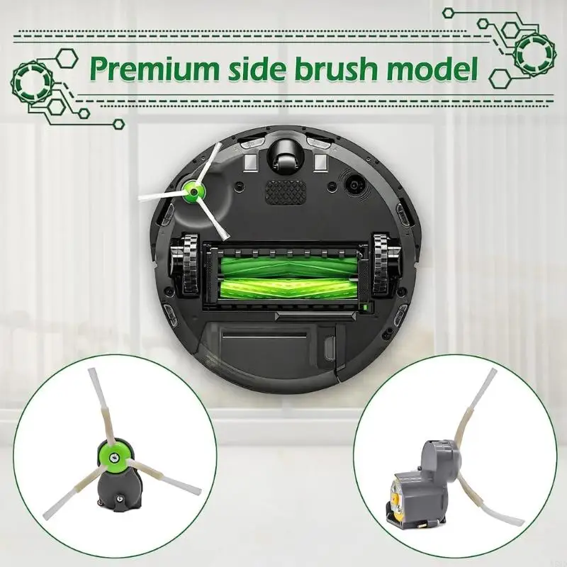 وحدة محرك الفرشاة الجانبية مع استبدال الفرشاة الجانبية 3 ل I7+E5 N58D