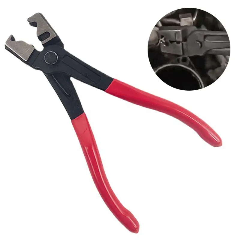 Car Oil Hose Crimping Pliers Water Pipe Clamp Collar Air Conditioning Pipe Disassembly Pliers Auto Repair Tool Hand Tools