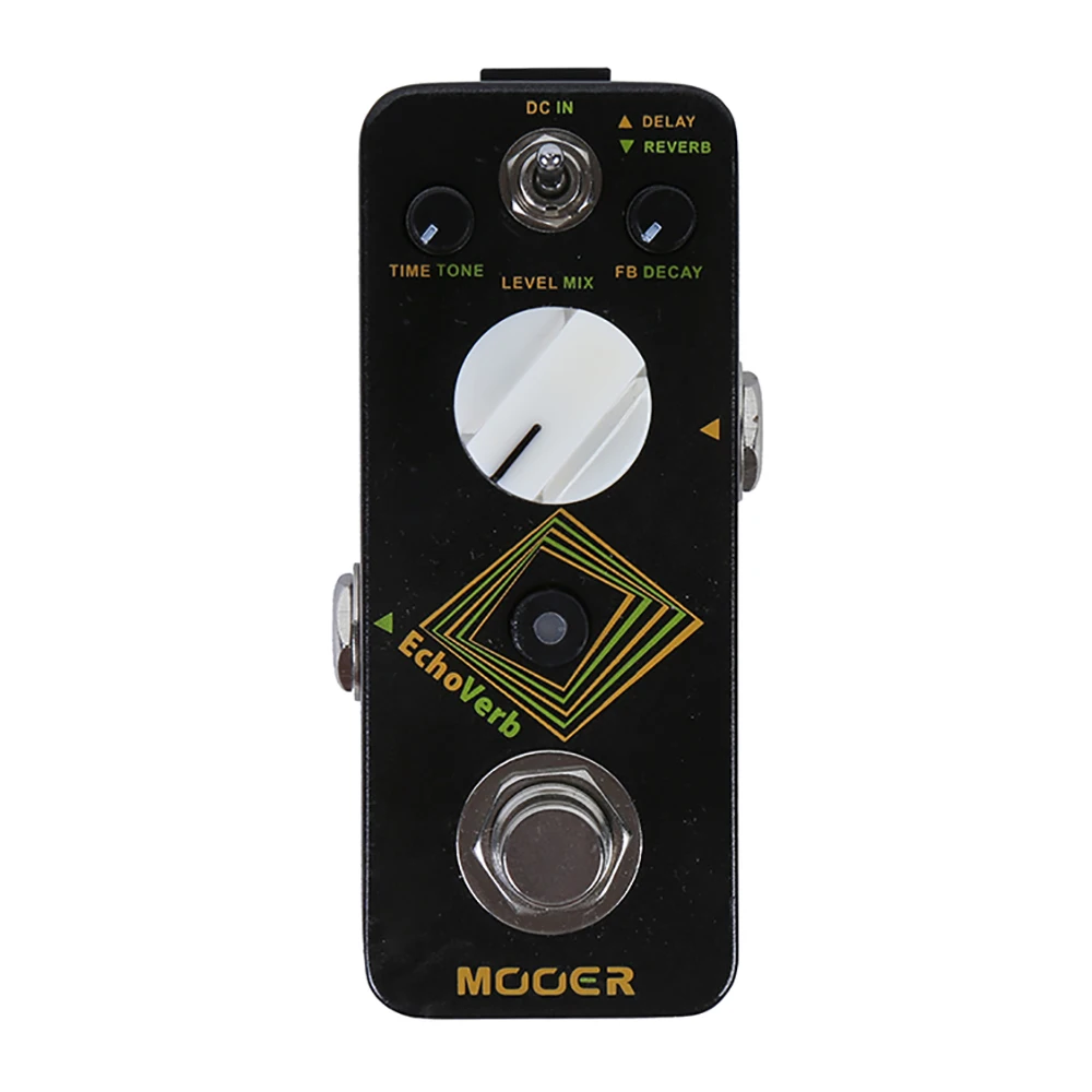 

MOOER EchoVerb Guitar Effects Pedal Digital Delay Reverb True Bypass Full Metal Shell Pedal Electric Guitar Parts Accessories