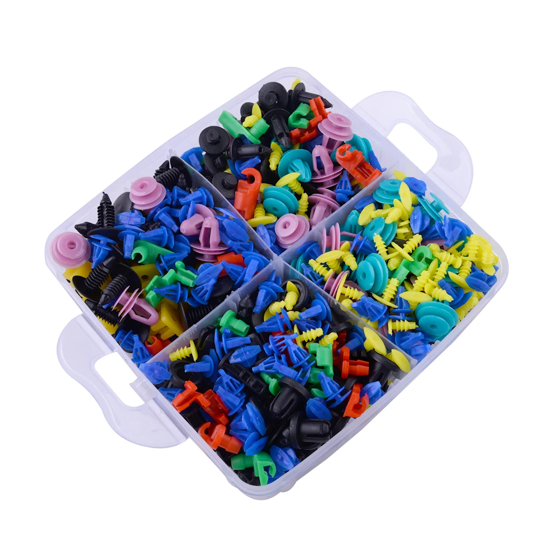 NEW Body Trim Bumper Push Pin Retainer Clip Fastener Rivet Clip Assortment Gasket Pad Line Cable Tie Wrap Harness Tool Kit