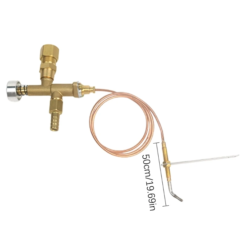 Pit Accessories Set Universal Gas Thermocouple Kits Generator Igniter Brass Material for Kitchen Dropshipping