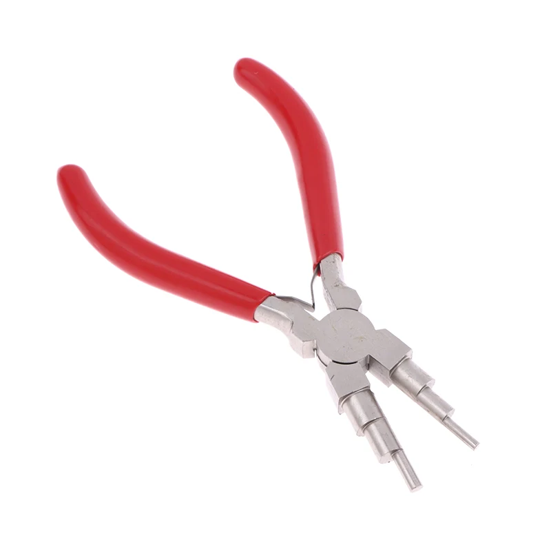 1Pc Iron Wire Looping Jewelry Pliers 6-in-1 Bail-Making Pliers With Grip Handle For DIY Ring Making Loops And Jump Rings Tools