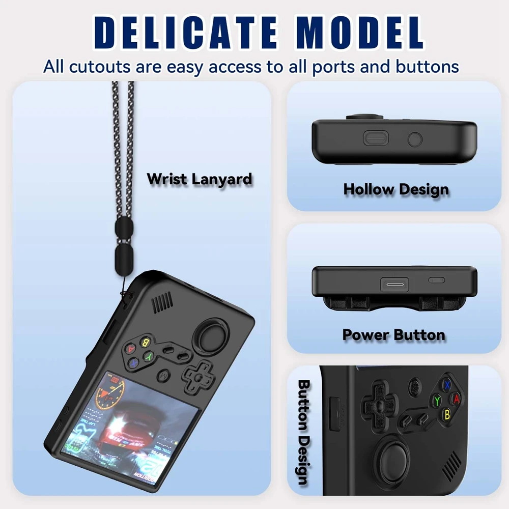 Soft Silicone Case for Anbernic RG40XXV Handheld Console