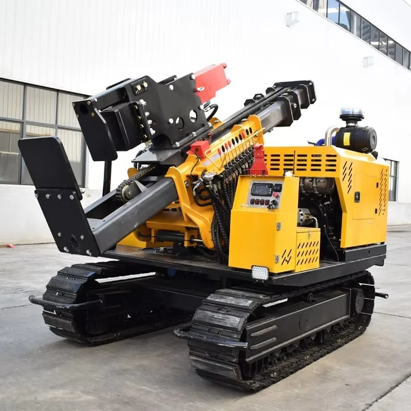 China Pile Driver Solar PV Driving Highway Guardrail Ramming Machine