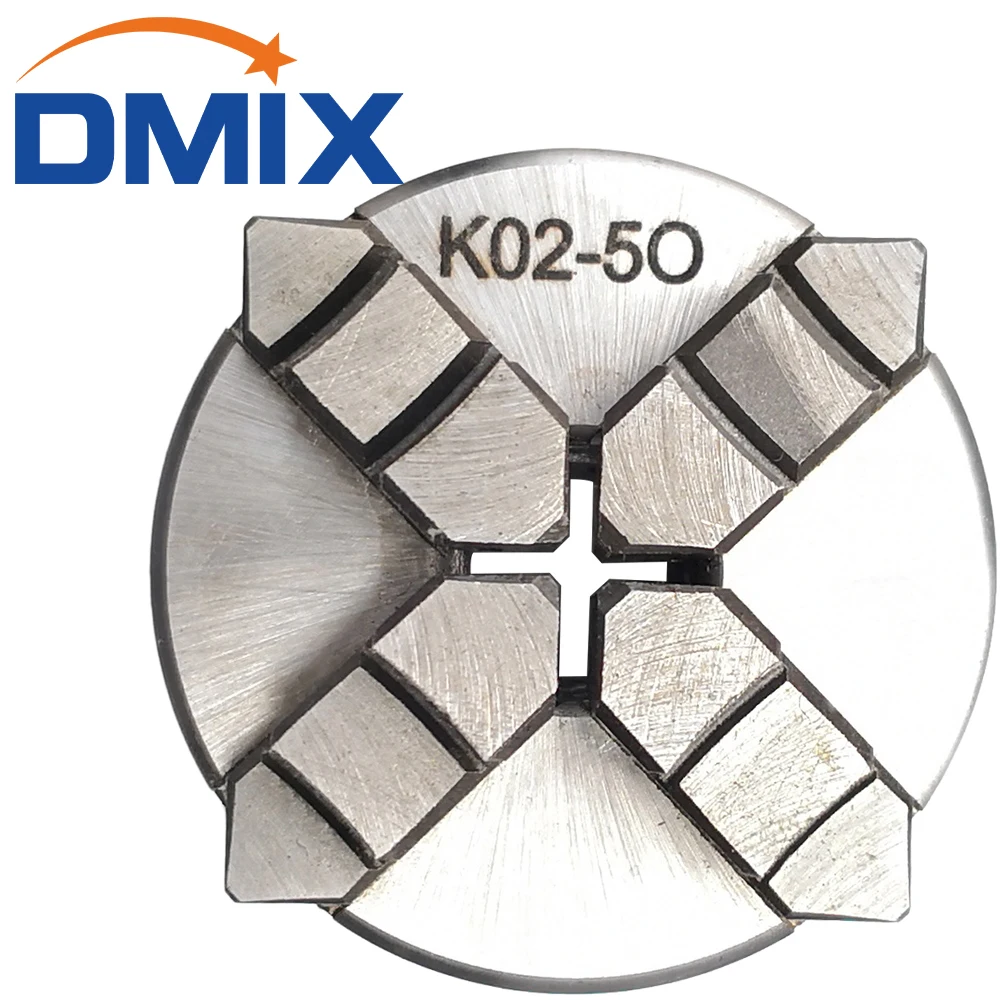 DMIX K01-50 K01-63 K02-50 K02-63 4 Jaw Self-Centering 3 Jaw Self-Centering Manual Scroll Mini Wood Lathe Chuck