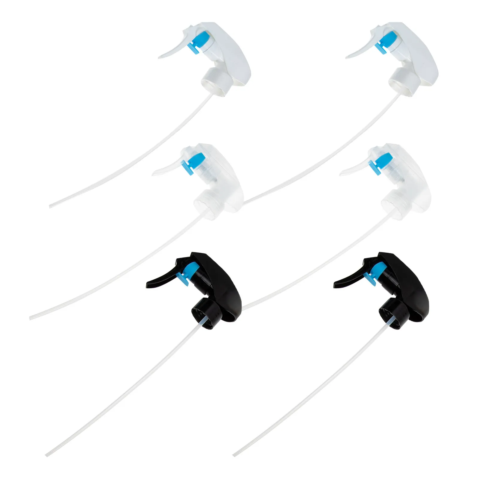 6Pcs Spray Gun Nozzle Trigger Sprayer Mist Stream Replacement Head for 24 410 Bottle Gardening Cleaning Home Spray Nozzle