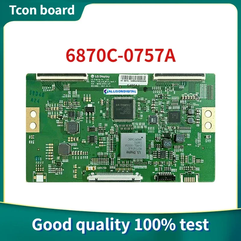 NEW Original Tcon Board is Suitable for LG 6870C-0757A V18 Which is Tested and Delivered