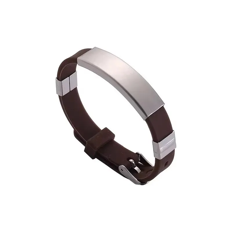 Custom Adjustable Wristband Bracelet, Personalized ID