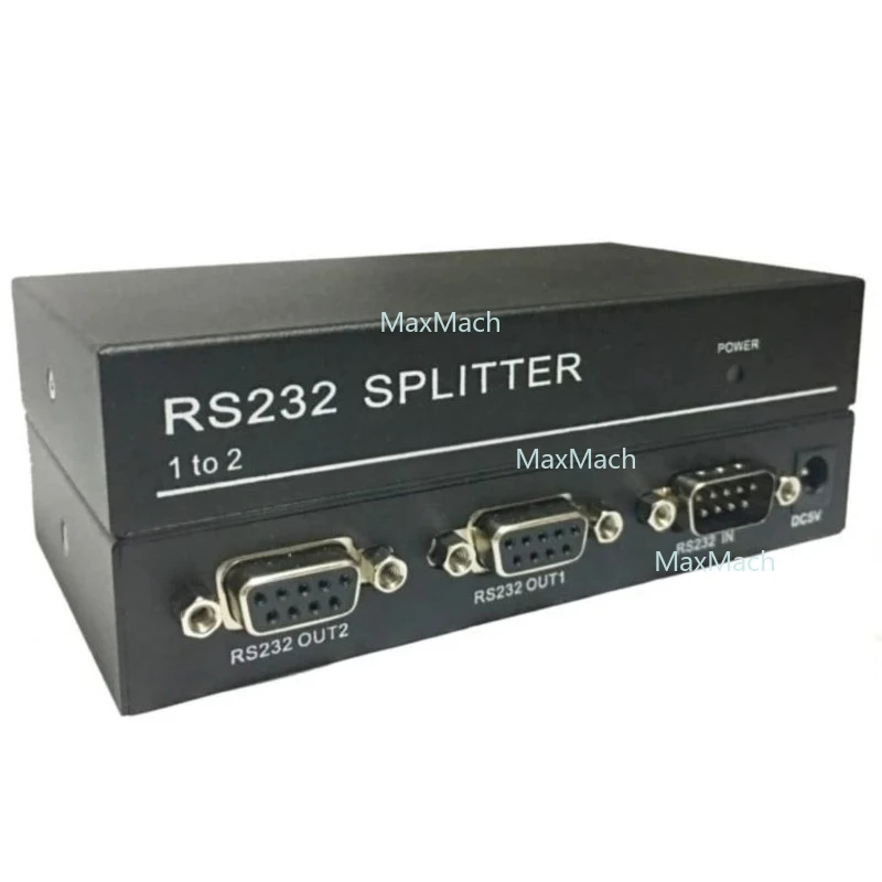 2/4/8 Port RS232 Splitter DB9 Switcher for PC RS-232C Serial Port Switch Sharing Device