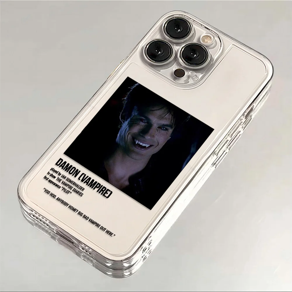 The Vampire Diaries Damon Handyhülle für iPhone 17 16 15 11 12 14 13 Pro Max Mini X XS XR 7 Plus 16E Air stoßfeste Abdeckung Fundas – Detail 6