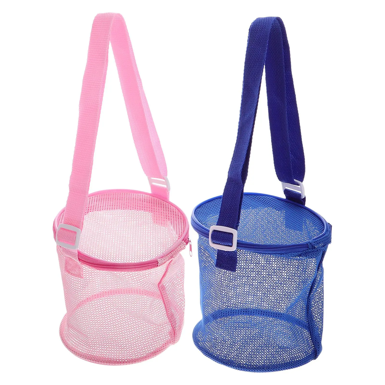 2Pcs Beach Bag Kids Shell Storage Portable Mesh Oxford Cloth Toys S Toy Pouch Large Capacity Safe Stylish Beautiful