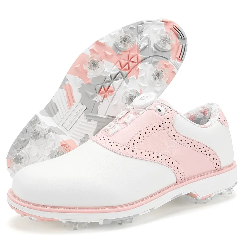 New High Quality Golf Shoes For Men Women Leather Sport Shoes Unisex Anti Slip Golf Training Shoe Couples Quick Lacing Gym Sneak