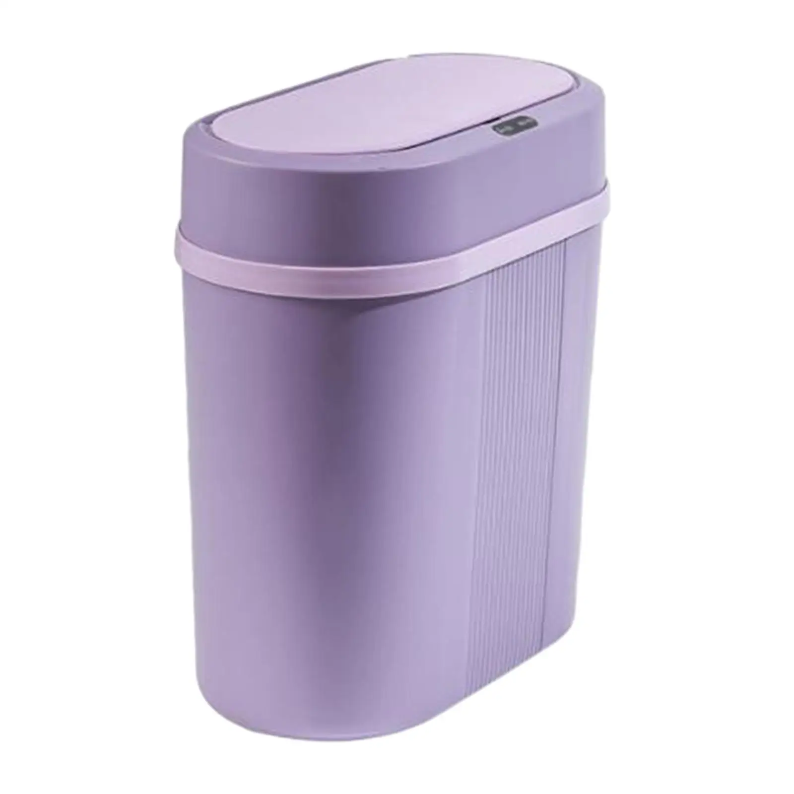 Bathroom Trash Can Waste Basket Space Saving Rubbish Bin Smart Trash Bin for Kitchen Bathroom Toilet Laundry Living Room