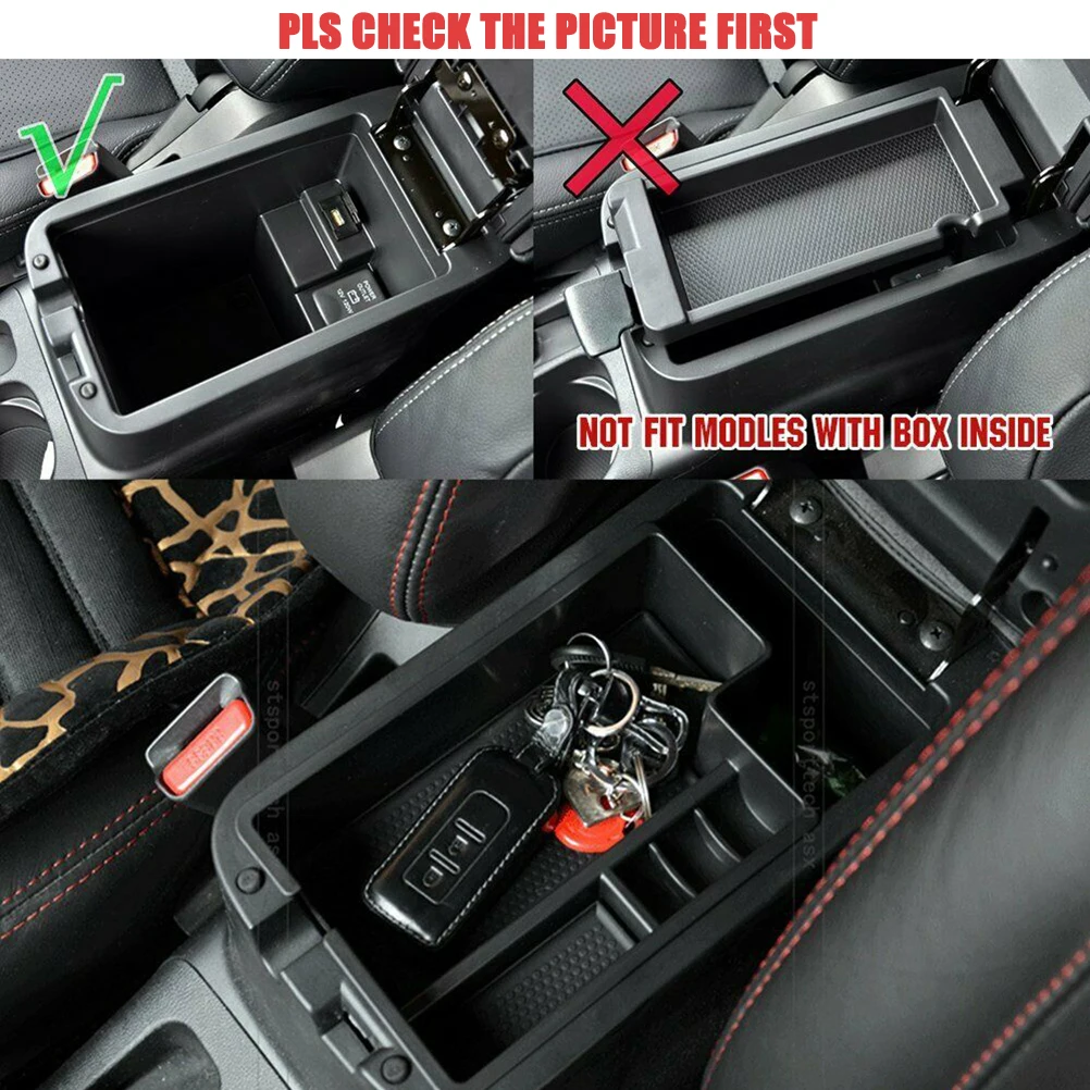 For Mitsubishi Outlander Sport RVR ASX 2010 2011 2012 2013 2014 2015 2016 2017 2018 Armrest Storage Box Center Console Organizer