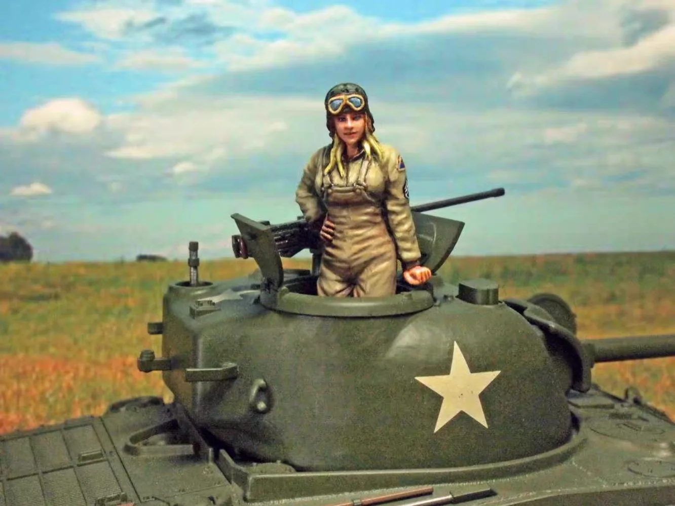 

1:35 model kit resin kit US Female Tank Crew