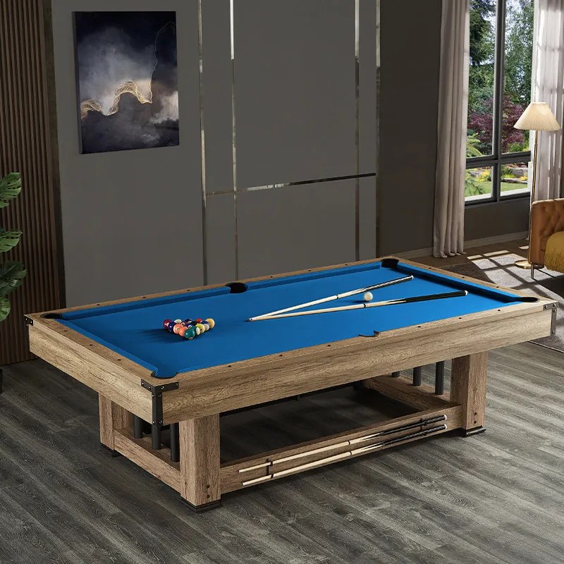 High-end Light Luxury Wood Billiards Table Standard Adult Home Black Eight Multi-function Three-in-One American Style Pool Table