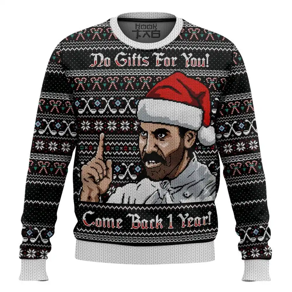 Nessun regalo per te Burt Reynolds brutto maglione di Natale divertente festa di festa pullover maglione di Natale per uomo donna regalo di Natale 2026